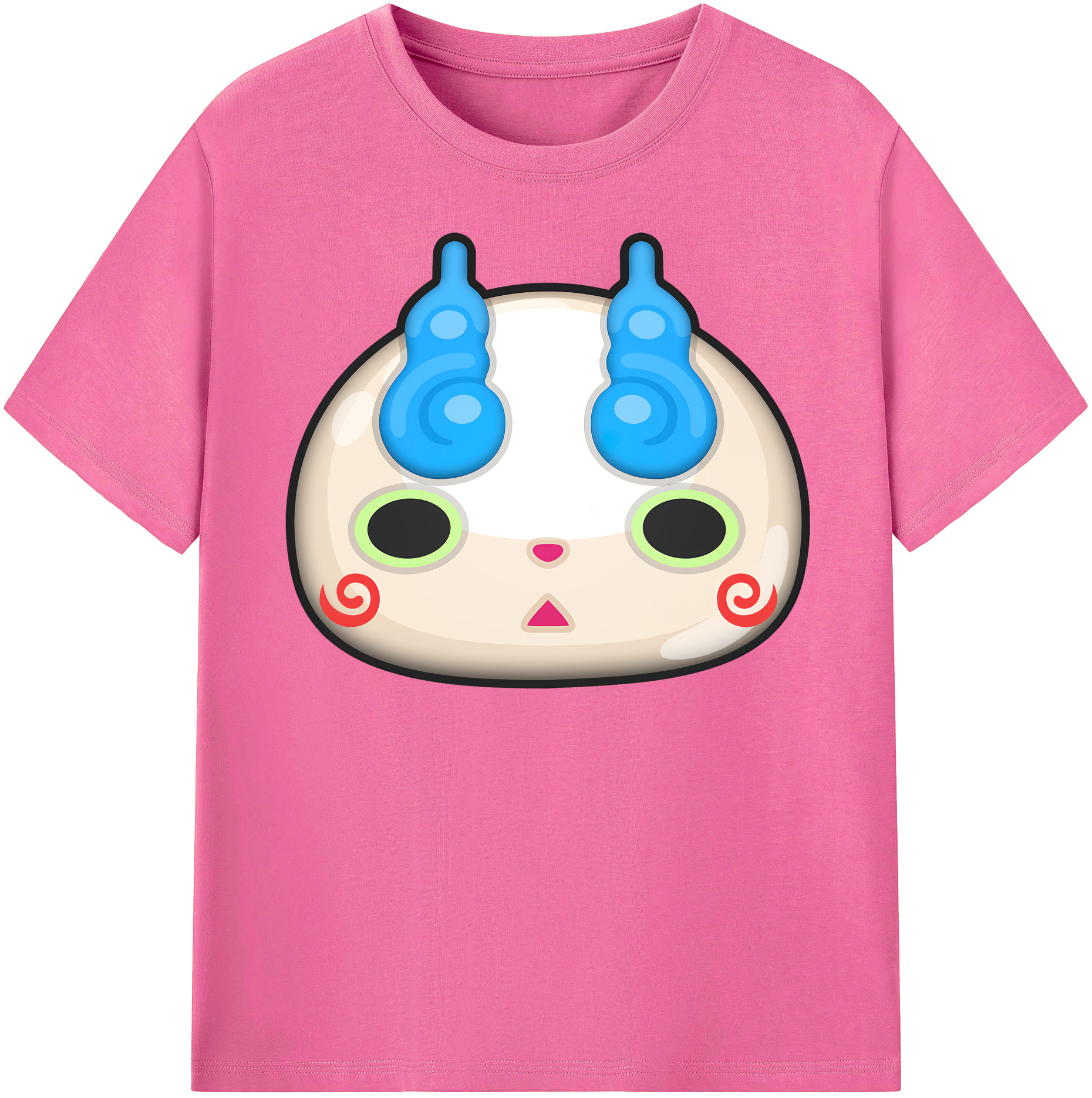 （画像用） 妖怪ウォッチ Yo-kai Watch レディースカジュアルプリントTシャツ（綿100％）